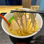 超純水採麺 天国屋 - 今日は手揉み麺でいただきました