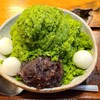 Charyou Houzenji - 宇治金時(税込800円)
                軟らかなかき氷に砂糖と抹茶を掛け、たっぷりな粒餡と白玉団子が添えられています
                古風なかき氷でした
