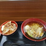 Taishuushokudou Handaya - あご出汁ラーメンミニ豚丼