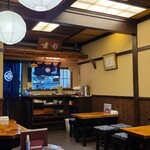 Charyou Houzenji - 店内装飾はお茶屋さんというかお蕎麦屋さんというか和の雰囲気がたっぷりで昔ながらの茶寮といった風情
                        こういう所で独りでのんびりするのは、落ち着きますね