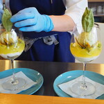 ラトリエ ドゥ ノノ - 09.抹茶と湘南ゴールドのメレンゲ