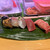 ひょうたん寿司 - 料理写真:左からあなご、さば、地あじ、赤身、中トロ
