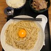 りょう花 - 卵かけ麺と、トッピング( 肉だく)、追い飯