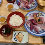 伊勢志摩 中央市場 ザ・朝市 - 「海鮮」の全容です。