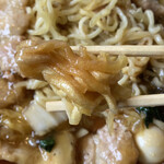 芝その軒 - あんかけ焼きそば　カリカリ以上バリバリ未満の麺