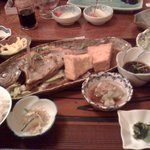 Yukino - マチという地元の魚の煮魚の定食　時価で1700円