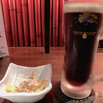 旬菜・酒・肴 一九 庵 - ハーフアンドハーフとお通し^ - ^