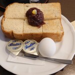 加藤珈琲店  - モーニング 名古屋セット（616円税込）