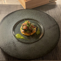 BALCONE SHIBUYA - ホタルイカと菜の花のマリネタプナードソース