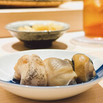 鮨 西崎 - 白バイ貝の酒蒸し
