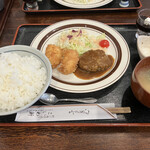 こいわ軒 - Aランチ860円＋ご飯大盛110円