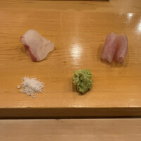 鮨 しゅん輔 阿佐ヶ谷 - 真鯛とメカジキ