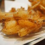 卓 - 小エビと新玉ねぎのかきあげその３