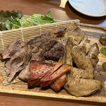 Niku Kei Izakaya Niku Juuhachi Banya - 肉5種盛り