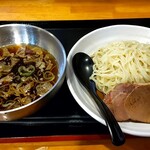 実咲庵 - 油かすつけ麺