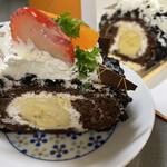 洋菓子 シナガワ - 中にバナナが。