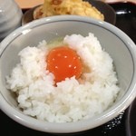 うどん上々 - ランチの玉子かけ御飯