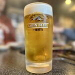Yakiniku Sukkyanen - 生ビール