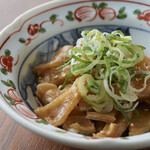 Beef tendon ponzu sauce