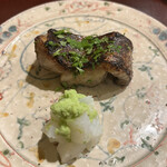 日本料理 太月 - 少な目コース２３１００円。のど黒味噌焼き。脂たっぷりの腹側が、味噌のコクとマッチして、とても美味しくいただきました（╹◡╹）