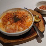 屋台屋 博多劇場 - 豆腐明太チーズとツブ貝キムチ