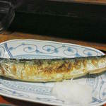 浮かれ海老 - 201307　浮かれ海老　サービスランチ（500円）サンマ塩焼き