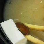 浮かれ海老 - 201307　浮かれ海老　サービスランチ（500円）なめこ汁＼(^o^)／ﾀﾞｲｽｷ