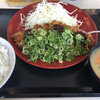 Katsuya - ねぎ味噌チキンカツ定食(¥759)