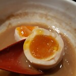 長男、ほそのたかし - 味玉