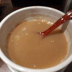 長男、ほそのたかし - スープ割りまで完食