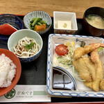 魚料理 かねやす - ミックスフライランチ