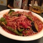 立ち呑み クック オッソ オッセョ! - ヒイカと農家の夏野菜のトマトソースパスタ