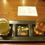 飲むサラダと生姜茶