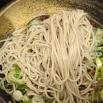 ふじ - 冷やしのそばは、細くて腰のあるタイプ