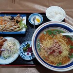 久香亭 - 定食☆  ラーメン麺大盛り