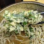 ふじ - 冷やしでも春菊は美味しいな