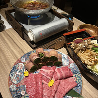 黄金出汁しゃぶと江戸前寿司 肉のあさつ 梅田お初天神店 - 