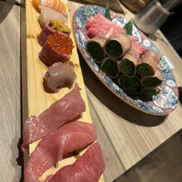 黄金出汁しゃぶと江戸前寿司 肉のあさつ 梅田お初天神店 - 