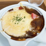 飛行船スタイル 南條 - チーズカレーハンバーググラタン