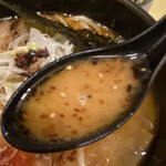 麺屋天王 - スープ
