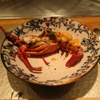 鉄板焼 しろや 銀座亭 - 伊勢海老（ハーフ）の鉄板焼き