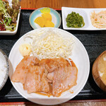 Ryouzen - 豚生姜焼き膳　1078円
