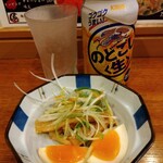 俺の中華たなか家 - 「のどごし生」と「サービスおつまみ」が着卓＼(^o^)／