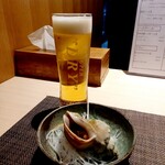 路地裏の別邸 寿山 - スーパードライ 550円