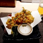 路地裏の別邸 寿山 - 桜えびと三葉のかき揚げ 720円