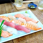 呑める魚屋 魚徳 - 