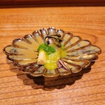 小柳寿司 - 先付けはホタルイカ、八女の筍、わらび、酢味噌、木の芽