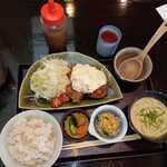 Gyo san tei - チキン南蛮定食 冷汁に変更