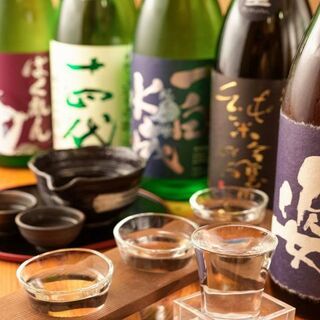 【精選12種日本酒】 各種各樣的飲料陣容