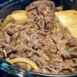 炭火焼肉くらた - 和牛すき焼き肉増し定食(¥1,760)